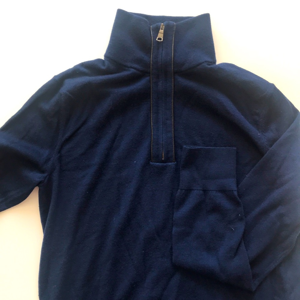 Banana Republic Wool Zip Up Sweater